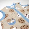 imageHonestBaby Zip Front Wearable Blanket 100 Organic Cotton for Infant Baby Boys GirlsMilk N Cookies