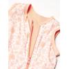 imageHonestBaby Zip Front Wearable Blanket 100 Organic Cotton for Infant Baby Boys GirlsPeach Skin Papercut Floral