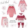 imageHonestBaby Zip Front Wearable Blanket 100 Organic Cotton for Infant Baby Boys GirlsSketchy Floral Pink