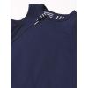 imageHonestBaby Zip Front Wearable Blanket 100 Organic Cotton for Infant Baby Boys GirlsSketchy Square Dark Navy