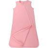 imageHonestBaby Zip Front Wearable Blanket 100 Organic Cotton for Infant Baby Boys GirlsStrawberry Cream