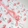 imageHonestBaby Zip Front Wearable Blanket 100 Organic Cotton for Infant Baby Boys GirlsStrawberry Pink Floral