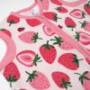 imageHonestBaby Zip Front Wearable Blanket 100 Organic Cotton for Infant Baby Boys GirlsStrawberry Slice