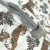 imageHonestBaby Zip Front Wearable Blanket 100 Organic Cotton for Infant Baby Boys GirlsTiger Cub