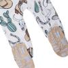 imageNonslip Footed Pajamas Onepiece Sleeper Zipfront Pjs 100 Organic Cotton for Baby BoysCowboys