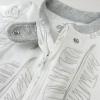 imageNonslip Footed Pajamas Onepiece Sleeper Zipfront Pjs 100 Organic Cotton for Baby BoysJumbo Leaf Sage Sage