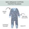 imageNonslip Footed Pajamas Onepiece Sleeper Zipfront Pjs 100 Organic Cotton for Baby BoysMy Ride