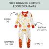 imageNonslip Footed Pajamas Onepiece Sleeper Zipfront Pjs 100 Organic Cotton for Baby BoysPasta La Vista  Spaghetti and Meatballs