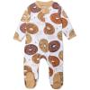 imageHonestBaby Sleep ampamp Play Footed Onepiece Pajama Sleeper 100 Organic Cotton Baby BoysBagel Schmagel