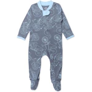 imageHonestBaby Sleep ampamp Play Footed Onepiece Pajama Sleeper 100 Organic Cotton Baby BoysMy Ride