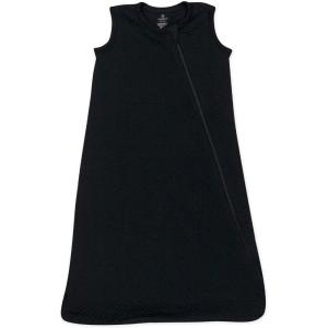 imageHonestBaby Zip Front Wearable Blanket 100 Organic Cotton for Infant Baby Boys GirlsBlack