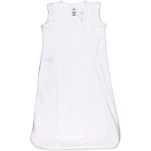 imageHonestBaby Zip Front Wearable Blanket 100 Organic Cotton for Infant Baby Boys GirlsBright White
