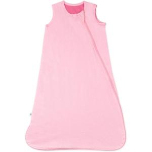 imageHonestBaby Zip Front Wearable Blanket 100 Organic Cotton for Infant Baby Boys GirlsPink