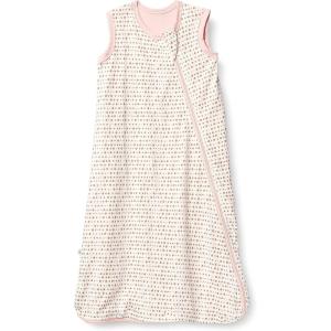 imageHonestBaby Zip Front Wearable Blanket 100 Organic Cotton for Infant Baby Boys GirlsSugar Swizzle Linear Dot Pink
