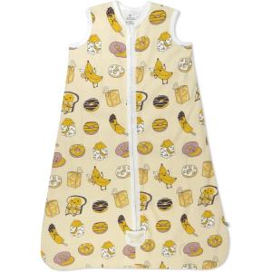 imageHonestBaby Zip Front Wearable Blanket 100 Organic Cotton for Infant Baby Boys GirlsSweet Banana