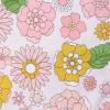 imageHonestBaby Nonslip Footed Pajamas Onepiece Sleeper Zipfront Pjs 100 Organic Cotton for Baby GirlsFlowers Flowers