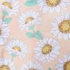 imageHonestBaby Nonslip Footed Pajamas Onepiece Sleeper Zipfront Pjs 100 Organic Cotton for Baby GirlsSunflower Fever