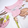 imageHonestBaby Nonslip Footed Pajamas Onepiece Sleeper Zipfront Pjs 100 Organic Cotton for Baby GirlsWok N Roll Pink