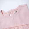 image2Piece Flutter Tee Dress with Ruffle Diaper Cover 100 Organic Cotton for Infant Baby and Toddler GirlsAloha Daisy