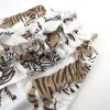 image2Piece Flutter Tee Dress with Ruffle Diaper Cover 100 Organic Cotton for Infant Baby and Toddler GirlsTiger Cubs