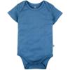 imageHonestBaby 5pack Short Sleeve Bodysuits Onepiece 100 Organic Cotton for Infant Baby BoysBlue Ombre