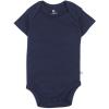 imageHonestBaby 5pack Short Sleeve Bodysuits Onepiece 100 Organic Cotton for Infant Baby BoysBlue Ombre