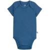 imageHonestBaby 5pack Short Sleeve Bodysuits Onepiece 100 Organic Cotton for Infant Baby BoysEarthy Blues
