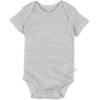 imageHonestBaby 5pack Short Sleeve Bodysuits Onepiece 100 Organic Cotton for Infant Baby BoysGray Ombre
