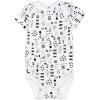 imageHonestBaby 5pack Short Sleeve Bodysuits Onepiece 100 Organic Cotton for Infant Baby BoysPattern Play