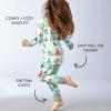 imageHonestBaby Holiday 2Piece Pajamas Sleepwear PJs 100 Organic Cotton for Baby Toddler KidsFeelin Pine