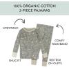 imageHonestBaby Holiday 2Piece Pajamas Sleepwear PJs 100 Organic Cotton for Baby Toddler KidsMoose Delight