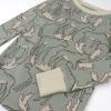 imageHonestBaby Holiday 2Piece Pajamas Sleepwear PJs 100 Organic Cotton for Baby Toddler KidsMoose Delight