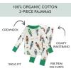 imageHonestBaby Holiday 2Piece Pajamas Sleepwear PJs 100 Organic Cotton for Baby Toddler KidsNutcracker