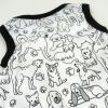 imageHonestBaby Short Sleeve and Tank Romper 100 Organic Cotton for Infant Baby and Toddler Boys2pack Marker Hound