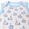 imageHonestBaby Short Sleeve and Tank Romper 100 Organic Cotton for Infant Baby and Toddler Boys2pack Ships a Hoy