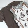 imageHonestBaby Short Sleeve and Tank Romper 100 Organic Cotton for Infant Baby and Toddler Boys2pack Tiger Cub