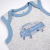 imageHonestBaby babyboys Multipack 100 Organic Cotton Sleeveless RomperPeachy Pups