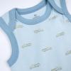 imageHonestBaby babyboys Multipack 100 Organic Cotton Sleeveless RomperPeachy Pups