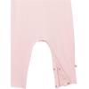 imageHonestBaby babygirls Rib Romper and Headband Organic CottonJungle Leaves Pink 2pack