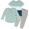 imageHonestBaby Multipack Pullover HoodieSweatshirtJoggerSweatpant Set Organic Cotton for Baby ToddlerGood Natured 3 Piece