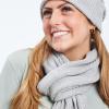 imageBaby Family Matching Holiday Scarf Organic Cotton for Men WomenLight Gray Heather