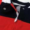 imageHonestBaby Celebration Nonslip Footed Pajamas Onepiece Sleeper Zipfront Pjs 100 Organic CottonBold Stripe Red White Blu