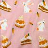 imageHonestBaby Celebration Nonslip Footed Pajamas Onepiece Sleeper Zipfront Pjs 100 Organic CottonBunnylicious