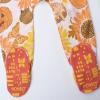 imageHonestBaby Celebration Nonslip Footed Pajamas Onepiece Sleeper Zipfront Pjs 100 Organic CottonFall Harvest