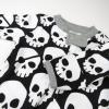 imageHonestBaby Celebration Nonslip Footed Pajamas Onepiece Sleeper Zipfront Pjs 100 Organic CottonHappy Skulls