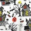 imageHonestBaby Celebration Nonslip Footed Pajamas Onepiece Sleeper Zipfront Pjs 100 Organic CottonHaunted House