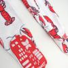 imageHonestBaby Celebration Nonslip Footed Pajamas Onepiece Sleeper Zipfront Pjs 100 Organic CottonLobster