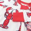 imageHonestBaby Celebration Nonslip Footed Pajamas Onepiece Sleeper Zipfront Pjs 100 Organic CottonLobster