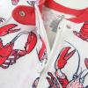 imageHonestBaby Celebration Nonslip Footed Pajamas Onepiece Sleeper Zipfront Pjs 100 Organic CottonLobster