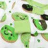 imageHonestBaby Celebration Nonslip Footed Pajamas Onepiece Sleeper Zipfront Pjs 100 Organic CottonShamrock Sprinkles